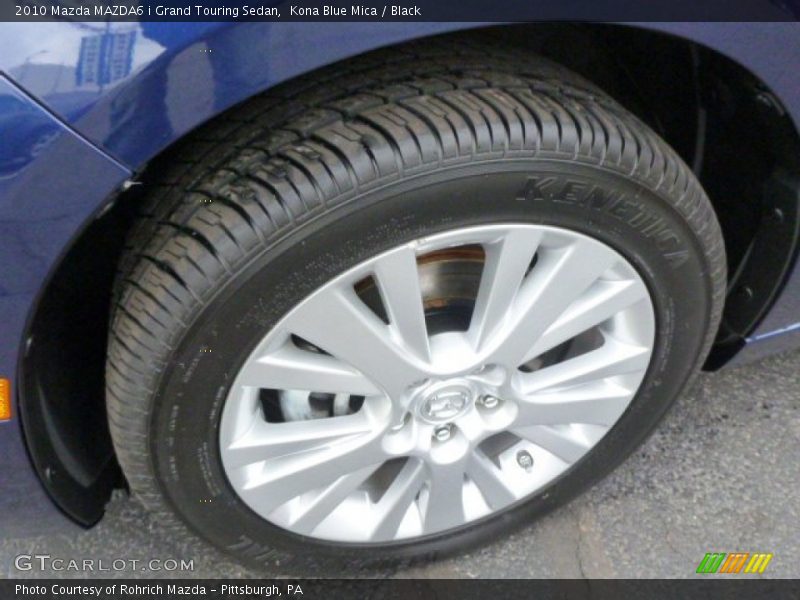 Kona Blue Mica / Black 2010 Mazda MAZDA6 i Grand Touring Sedan