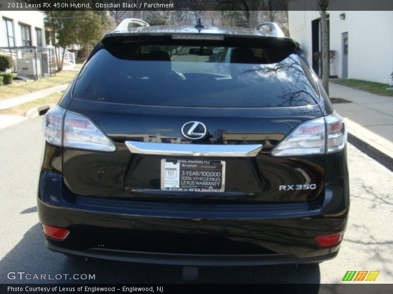 Obsidian Black / Parchment 2011 Lexus RX 450h Hybrid