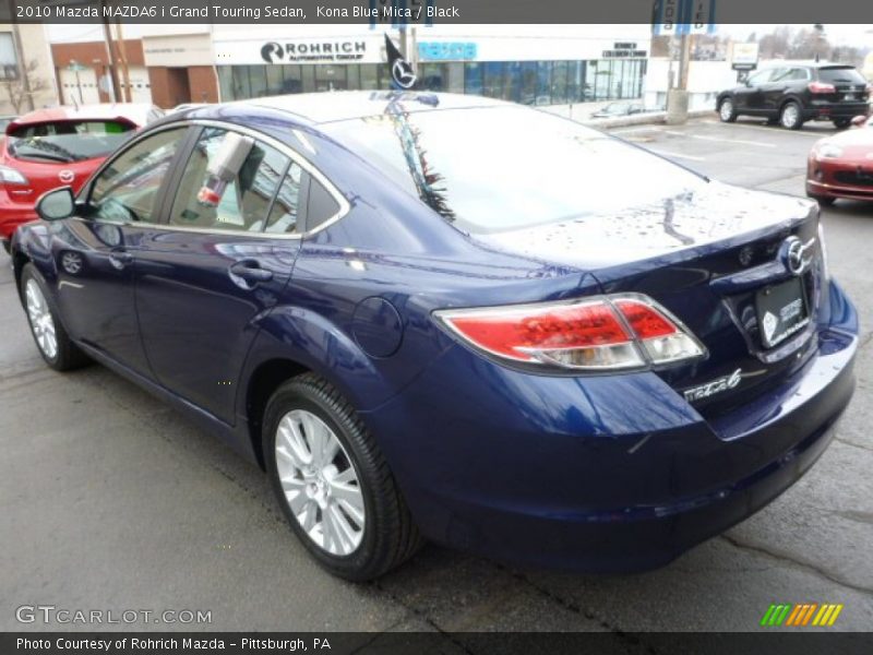 Kona Blue Mica / Black 2010 Mazda MAZDA6 i Grand Touring Sedan