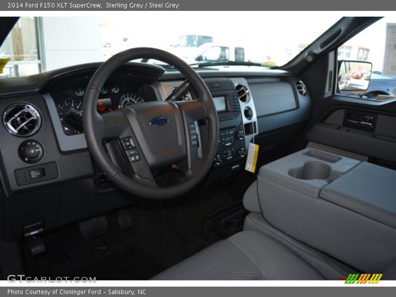 Sterling Grey / Steel Grey 2014 Ford F150 XLT SuperCrew