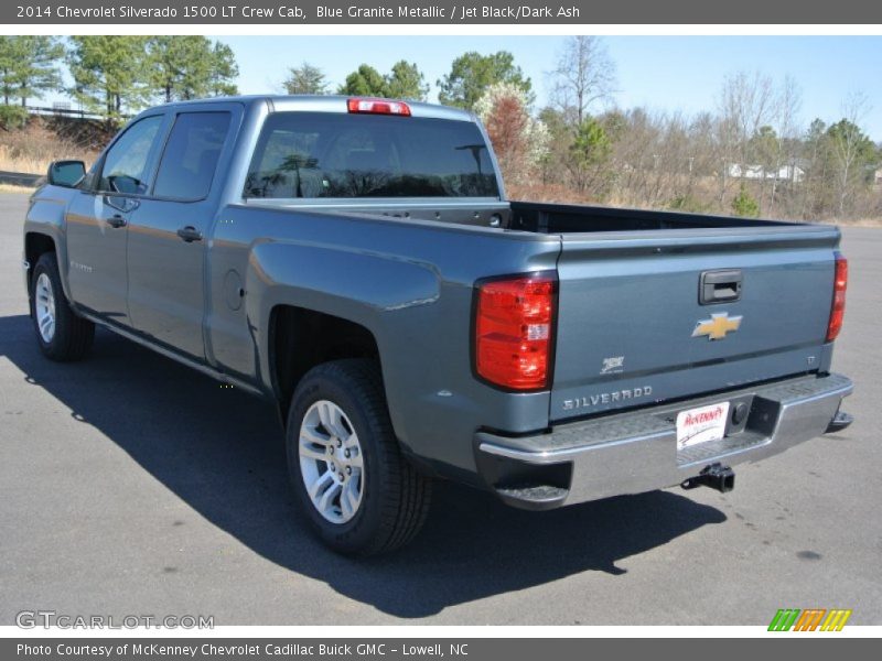 Blue Granite Metallic / Jet Black/Dark Ash 2014 Chevrolet Silverado 1500 LT Crew Cab