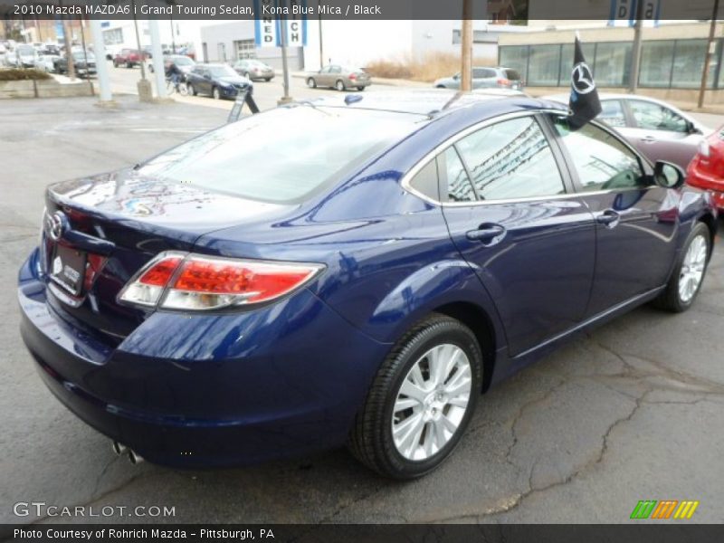Kona Blue Mica / Black 2010 Mazda MAZDA6 i Grand Touring Sedan