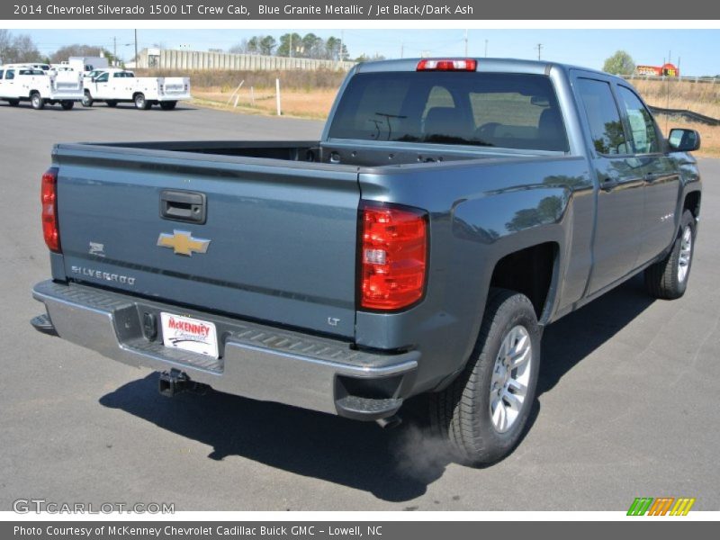 Blue Granite Metallic / Jet Black/Dark Ash 2014 Chevrolet Silverado 1500 LT Crew Cab