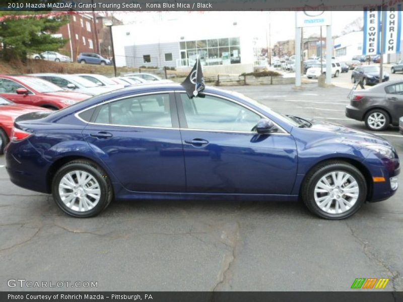 Kona Blue Mica / Black 2010 Mazda MAZDA6 i Grand Touring Sedan