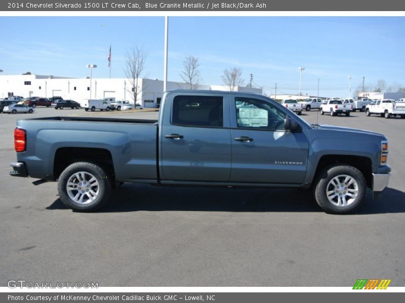 Blue Granite Metallic / Jet Black/Dark Ash 2014 Chevrolet Silverado 1500 LT Crew Cab