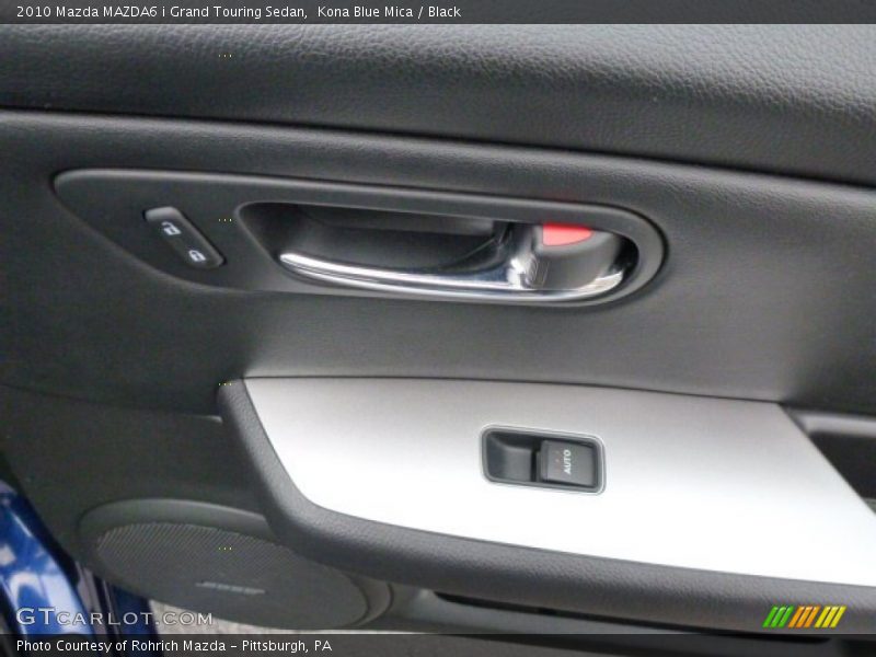 Kona Blue Mica / Black 2010 Mazda MAZDA6 i Grand Touring Sedan