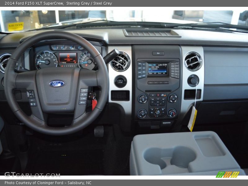 Sterling Grey / Steel Grey 2014 Ford F150 XLT SuperCrew
