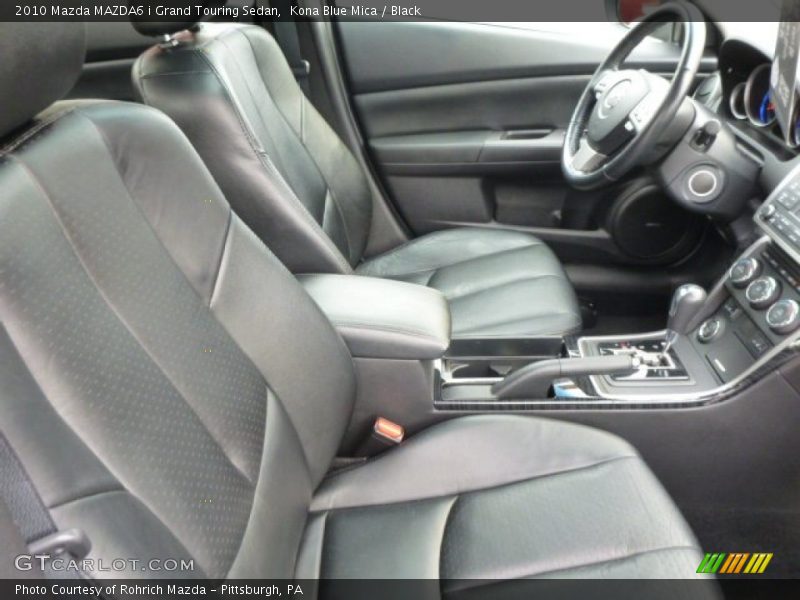 Kona Blue Mica / Black 2010 Mazda MAZDA6 i Grand Touring Sedan
