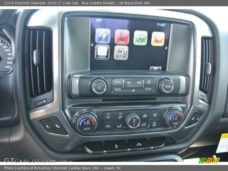 Blue Granite Metallic / Jet Black/Dark Ash 2014 Chevrolet Silverado 1500 LT Crew Cab