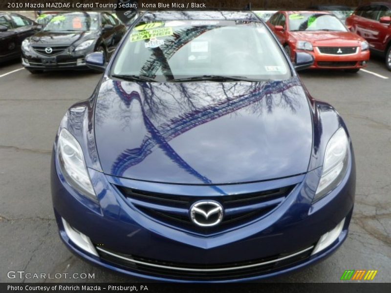 Kona Blue Mica / Black 2010 Mazda MAZDA6 i Grand Touring Sedan