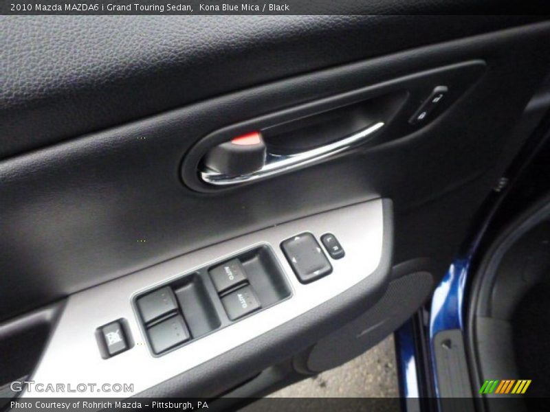 Kona Blue Mica / Black 2010 Mazda MAZDA6 i Grand Touring Sedan