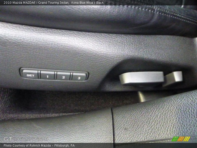 Kona Blue Mica / Black 2010 Mazda MAZDA6 i Grand Touring Sedan