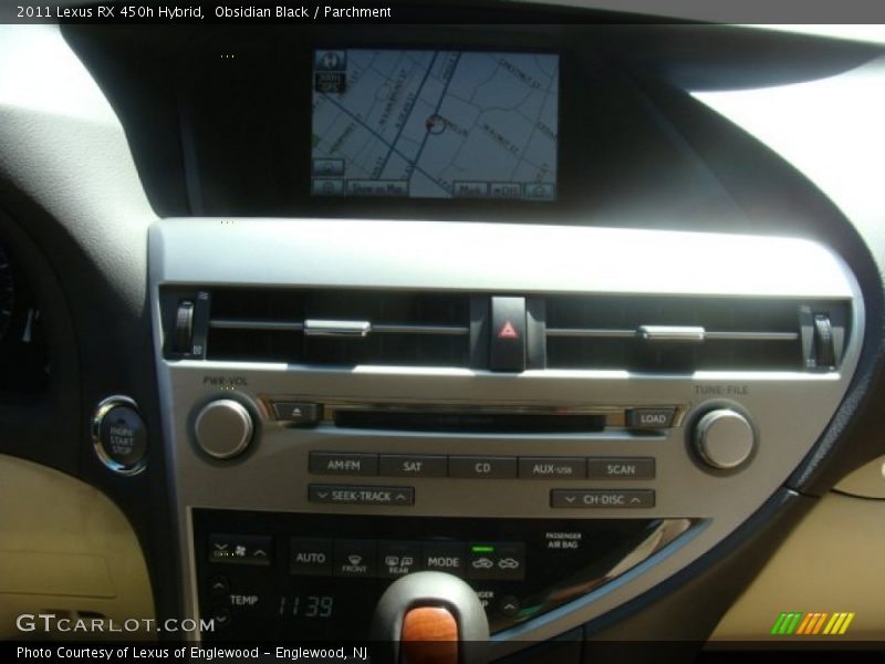 Obsidian Black / Parchment 2011 Lexus RX 450h Hybrid