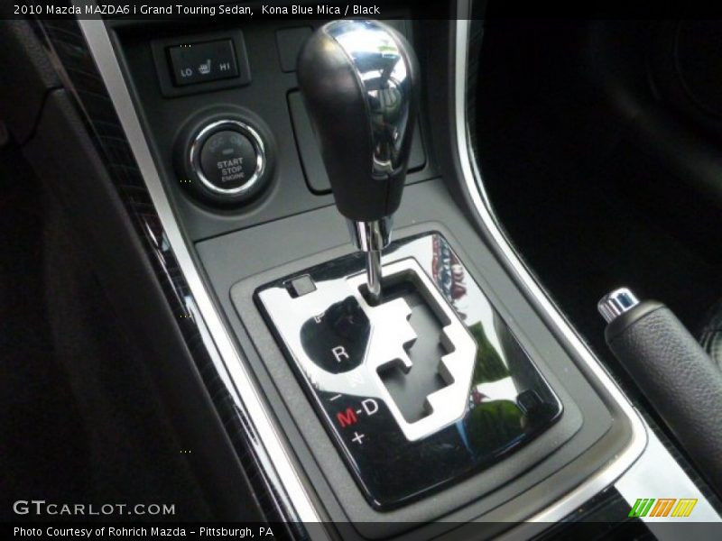 Kona Blue Mica / Black 2010 Mazda MAZDA6 i Grand Touring Sedan