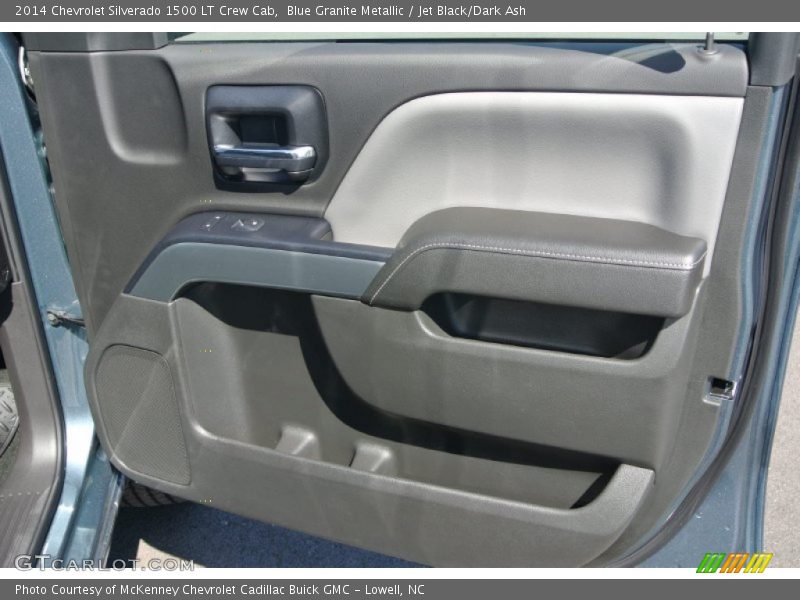 Blue Granite Metallic / Jet Black/Dark Ash 2014 Chevrolet Silverado 1500 LT Crew Cab