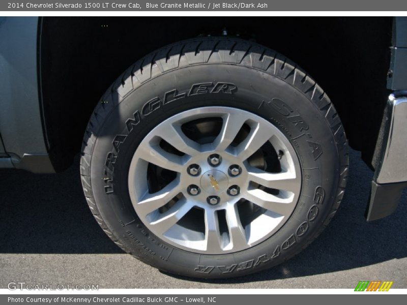 Blue Granite Metallic / Jet Black/Dark Ash 2014 Chevrolet Silverado 1500 LT Crew Cab