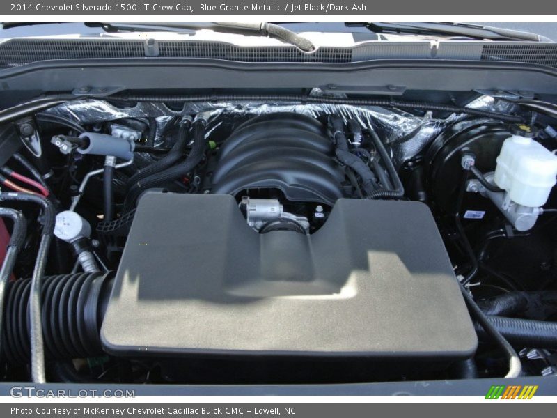 Blue Granite Metallic / Jet Black/Dark Ash 2014 Chevrolet Silverado 1500 LT Crew Cab