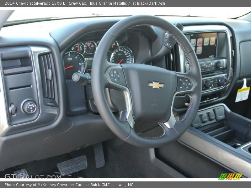 Blue Granite Metallic / Jet Black/Dark Ash 2014 Chevrolet Silverado 1500 LT Crew Cab