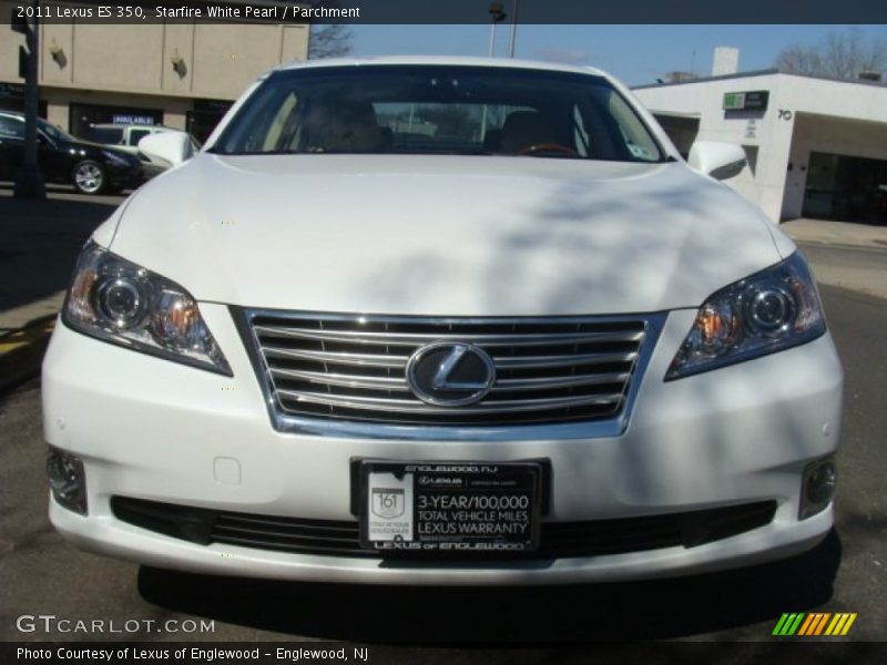 Starfire White Pearl / Parchment 2011 Lexus ES 350