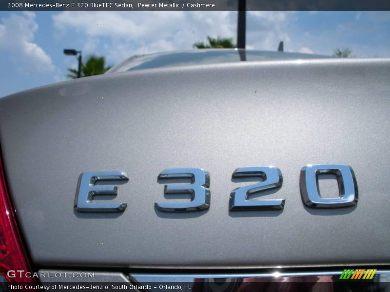 Pewter Metallic / Cashmere 2008 Mercedes-Benz E 320 BlueTEC Sedan