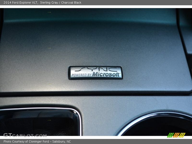 Sterling Gray / Charcoal Black 2014 Ford Explorer XLT