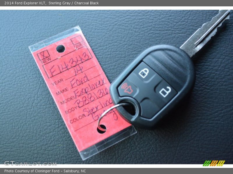 Sterling Gray / Charcoal Black 2014 Ford Explorer XLT