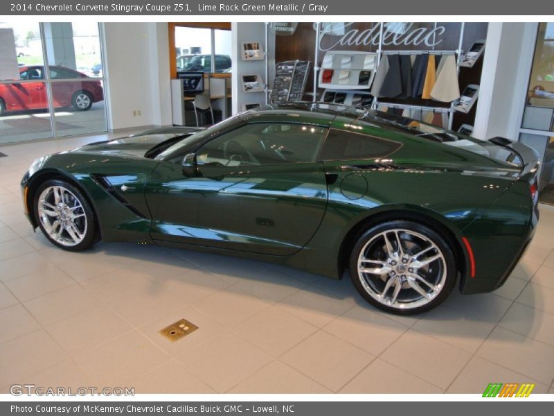 Lime Rock Green Metallic / Gray 2014 Chevrolet Corvette Stingray Coupe Z51