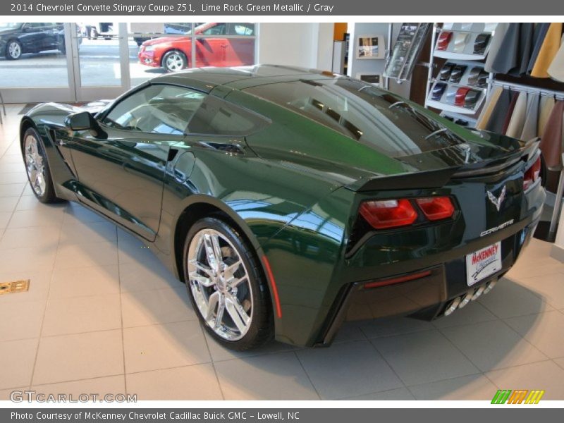 Lime Rock Green Metallic / Gray 2014 Chevrolet Corvette Stingray Coupe Z51