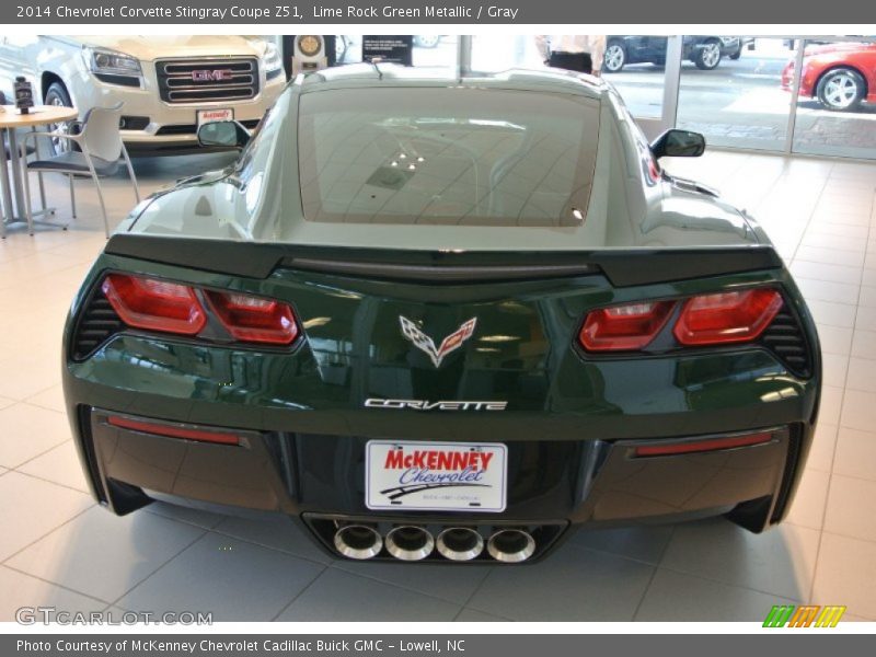 Lime Rock Green Metallic / Gray 2014 Chevrolet Corvette Stingray Coupe Z51