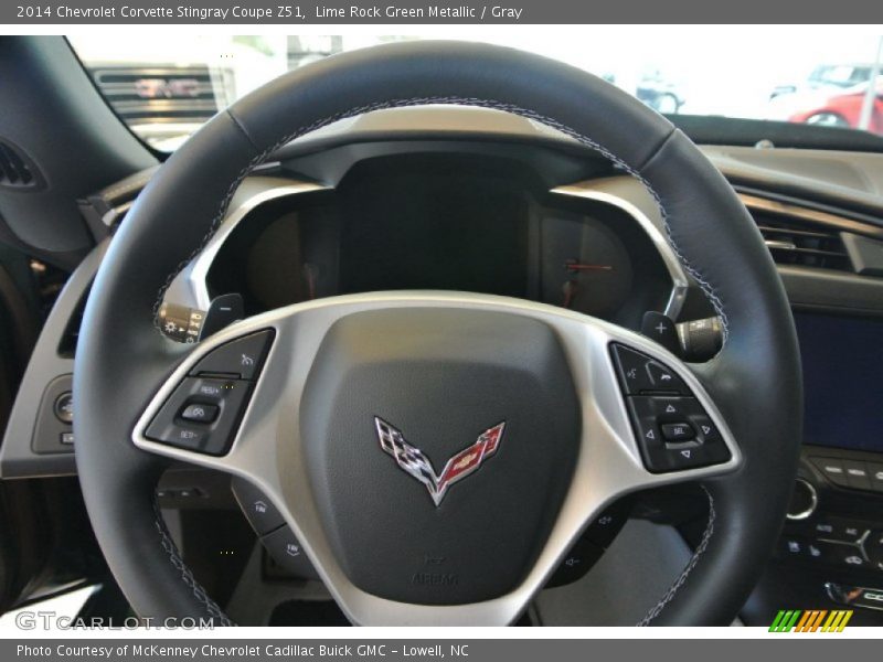 Lime Rock Green Metallic / Gray 2014 Chevrolet Corvette Stingray Coupe Z51