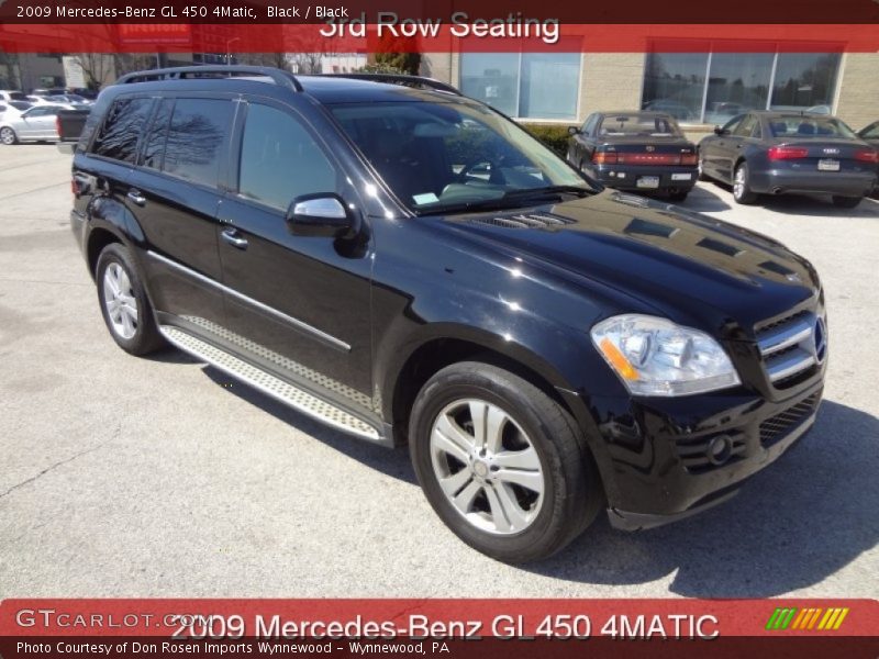 Black / Black 2009 Mercedes-Benz GL 450 4Matic