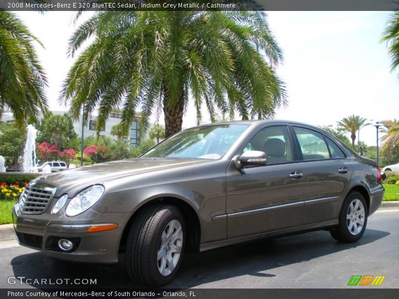 Indium Grey Metallic / Cashmere 2008 Mercedes-Benz E 320 BlueTEC Sedan