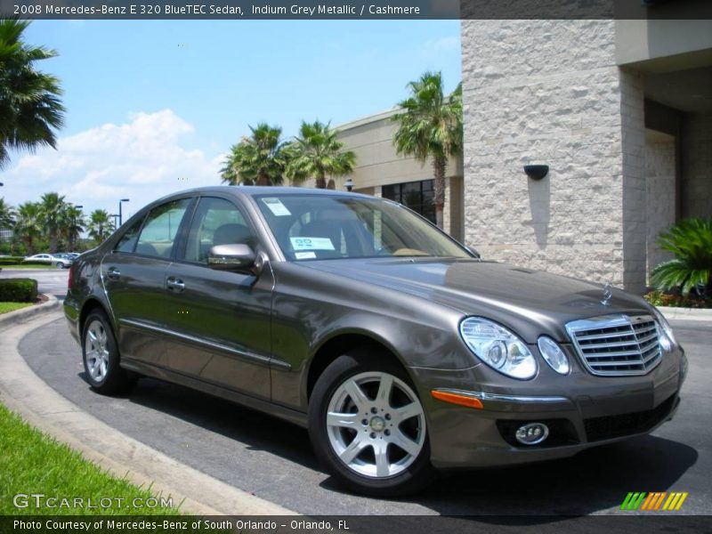 Indium Grey Metallic / Cashmere 2008 Mercedes-Benz E 320 BlueTEC Sedan