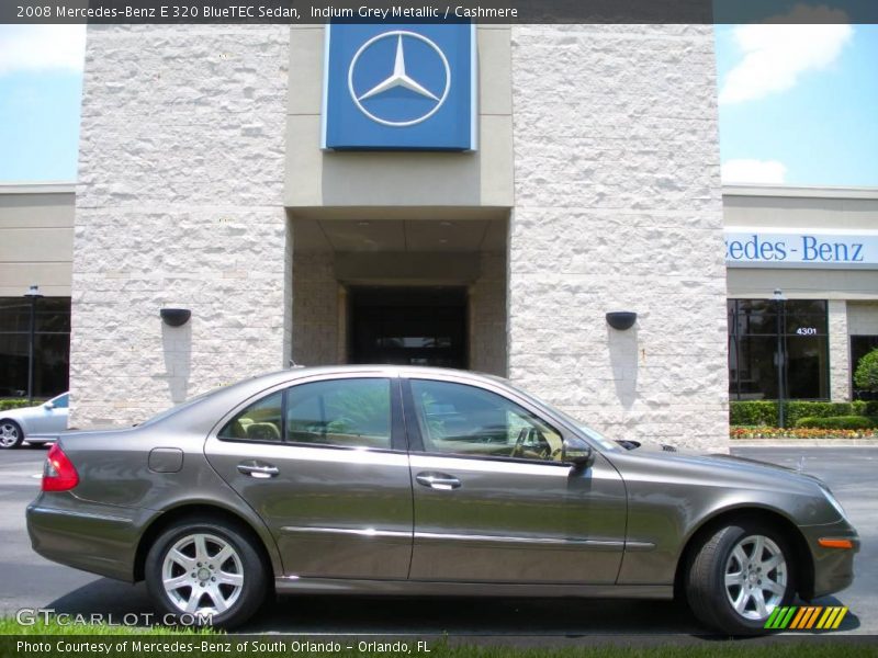 Indium Grey Metallic / Cashmere 2008 Mercedes-Benz E 320 BlueTEC Sedan