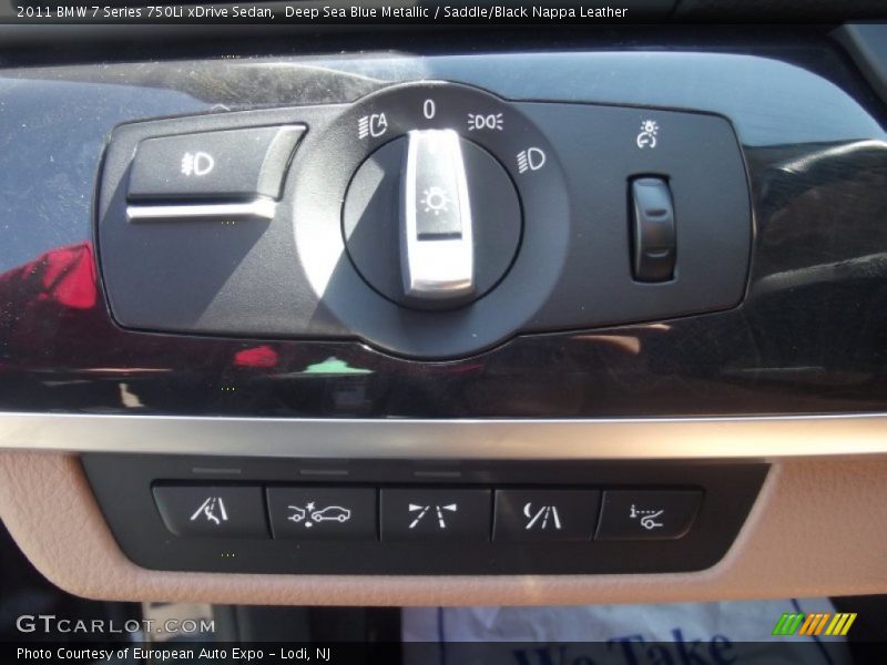 Deep Sea Blue Metallic / Saddle/Black Nappa Leather 2011 BMW 7 Series 750Li xDrive Sedan