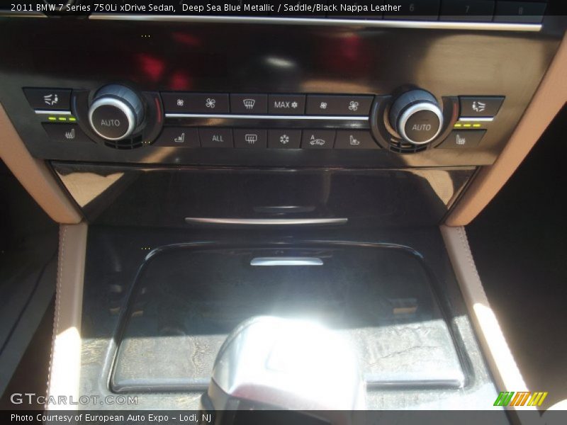 Deep Sea Blue Metallic / Saddle/Black Nappa Leather 2011 BMW 7 Series 750Li xDrive Sedan
