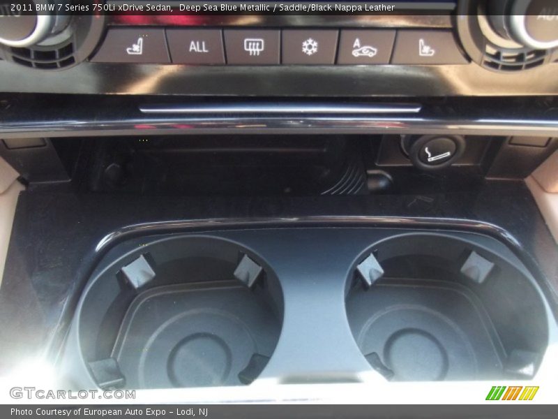 Deep Sea Blue Metallic / Saddle/Black Nappa Leather 2011 BMW 7 Series 750Li xDrive Sedan