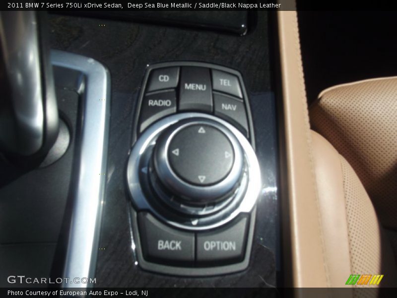 Deep Sea Blue Metallic / Saddle/Black Nappa Leather 2011 BMW 7 Series 750Li xDrive Sedan