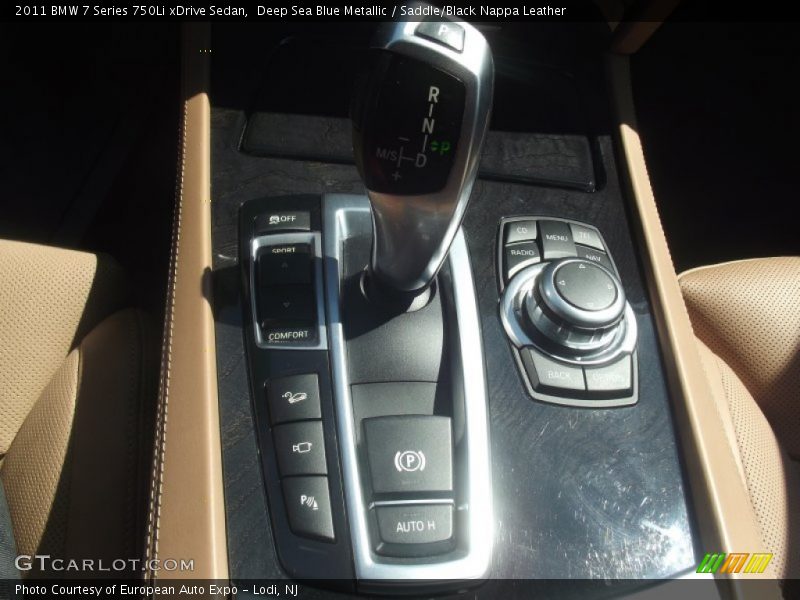 Deep Sea Blue Metallic / Saddle/Black Nappa Leather 2011 BMW 7 Series 750Li xDrive Sedan