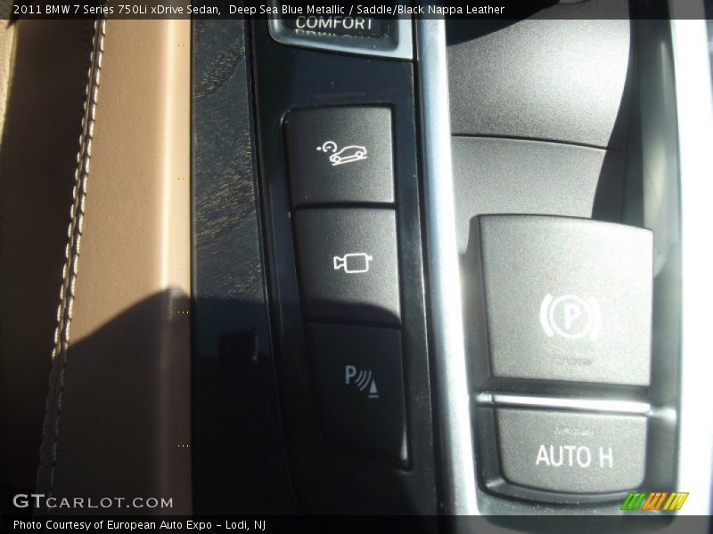 Deep Sea Blue Metallic / Saddle/Black Nappa Leather 2011 BMW 7 Series 750Li xDrive Sedan