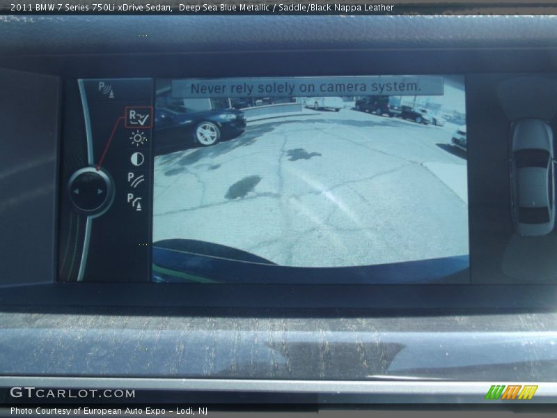 Deep Sea Blue Metallic / Saddle/Black Nappa Leather 2011 BMW 7 Series 750Li xDrive Sedan