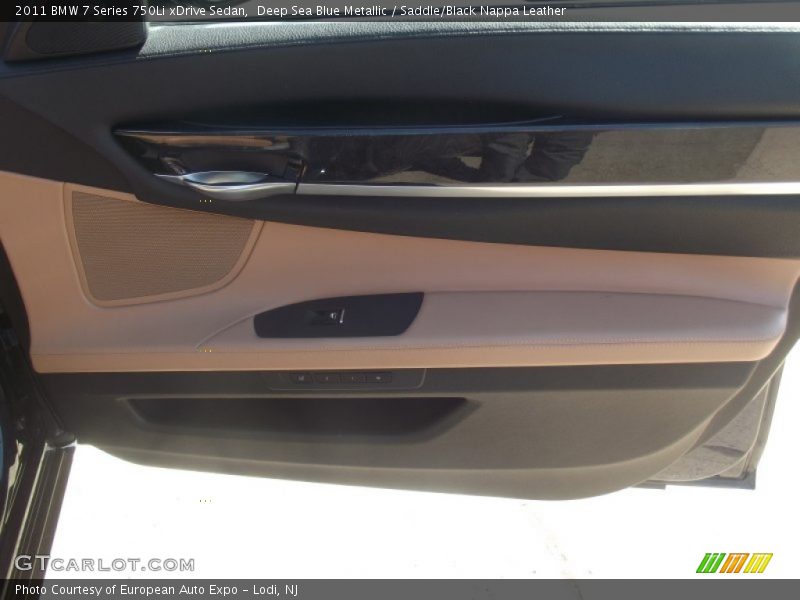 Deep Sea Blue Metallic / Saddle/Black Nappa Leather 2011 BMW 7 Series 750Li xDrive Sedan