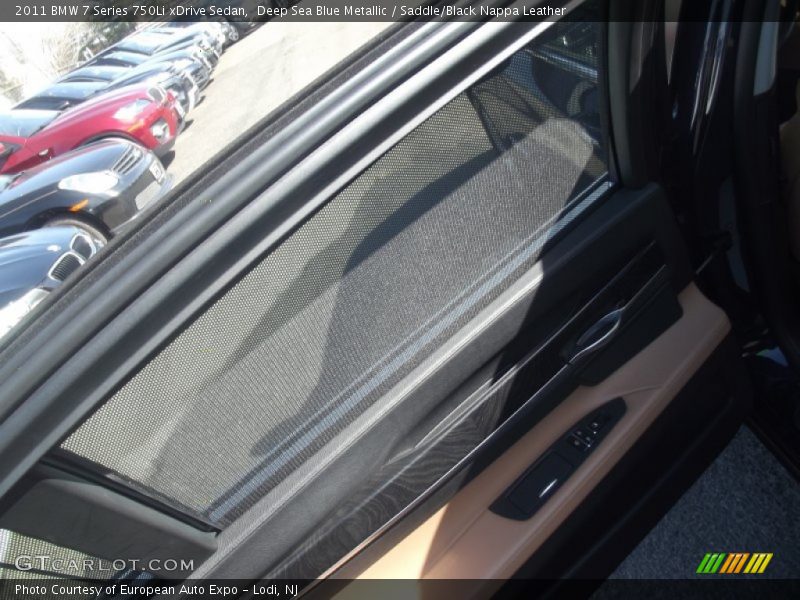 Deep Sea Blue Metallic / Saddle/Black Nappa Leather 2011 BMW 7 Series 750Li xDrive Sedan