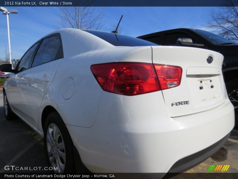 Clear White / Stone 2012 Kia Forte LX