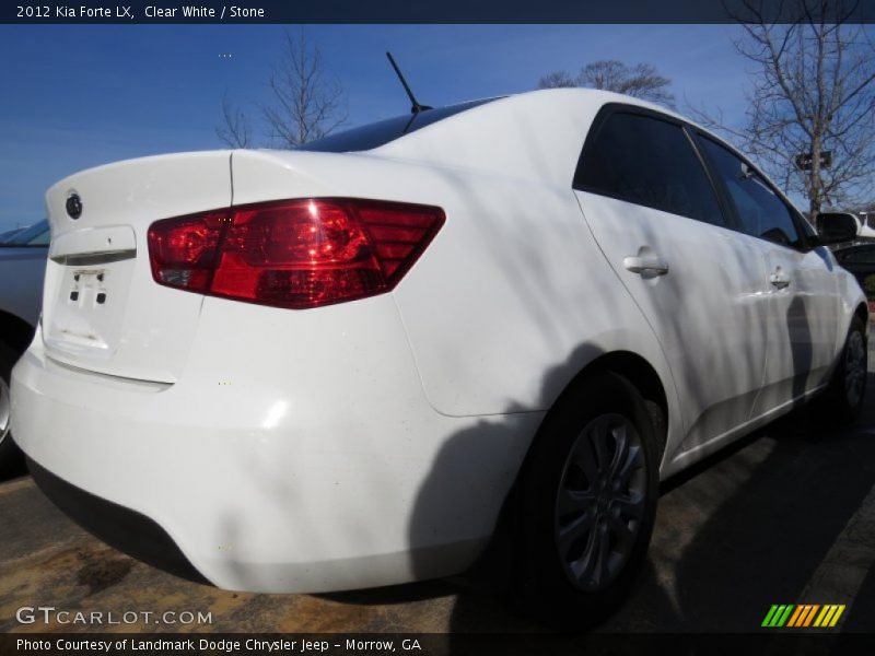 Clear White / Stone 2012 Kia Forte LX