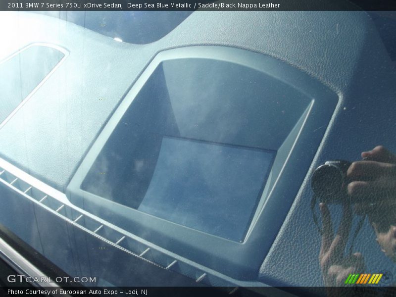 Deep Sea Blue Metallic / Saddle/Black Nappa Leather 2011 BMW 7 Series 750Li xDrive Sedan