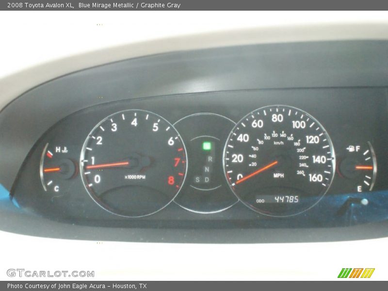 Blue Mirage Metallic / Graphite Gray 2008 Toyota Avalon XL