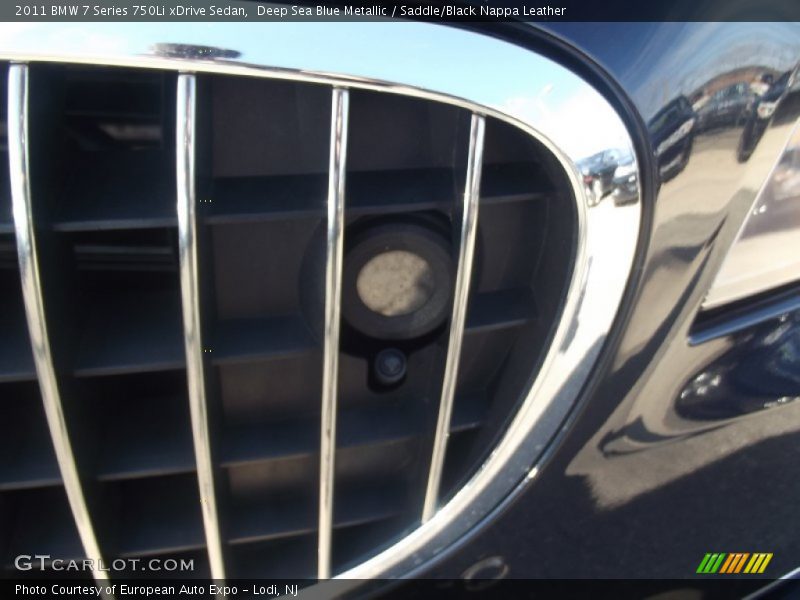 Deep Sea Blue Metallic / Saddle/Black Nappa Leather 2011 BMW 7 Series 750Li xDrive Sedan