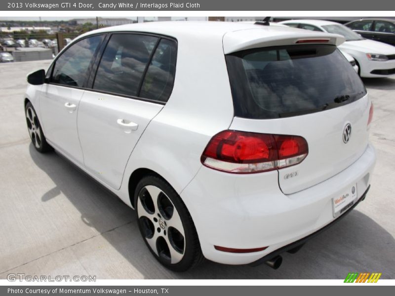 Candy White / Interlagos Plaid Cloth 2013 Volkswagen GTI 4 Door