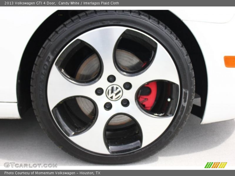 Candy White / Interlagos Plaid Cloth 2013 Volkswagen GTI 4 Door